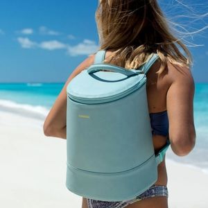 RARE Corkcicle Cooler Eola Bucket Bag in Seafoam